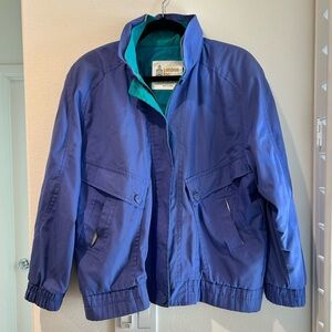 Vintage London Fog Woman’s Blue Windbreaker